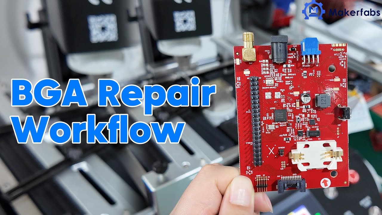 BGA Repair Workflow Professional PCB Rework, Reballing & X ray Inspection