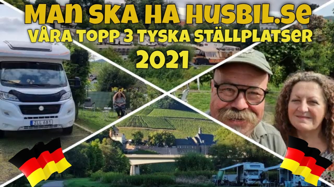 Årets Tyska ställplats 2021/Man ska ha husbil utser sin vinnare! Tre redigt bra ställen presenteras!