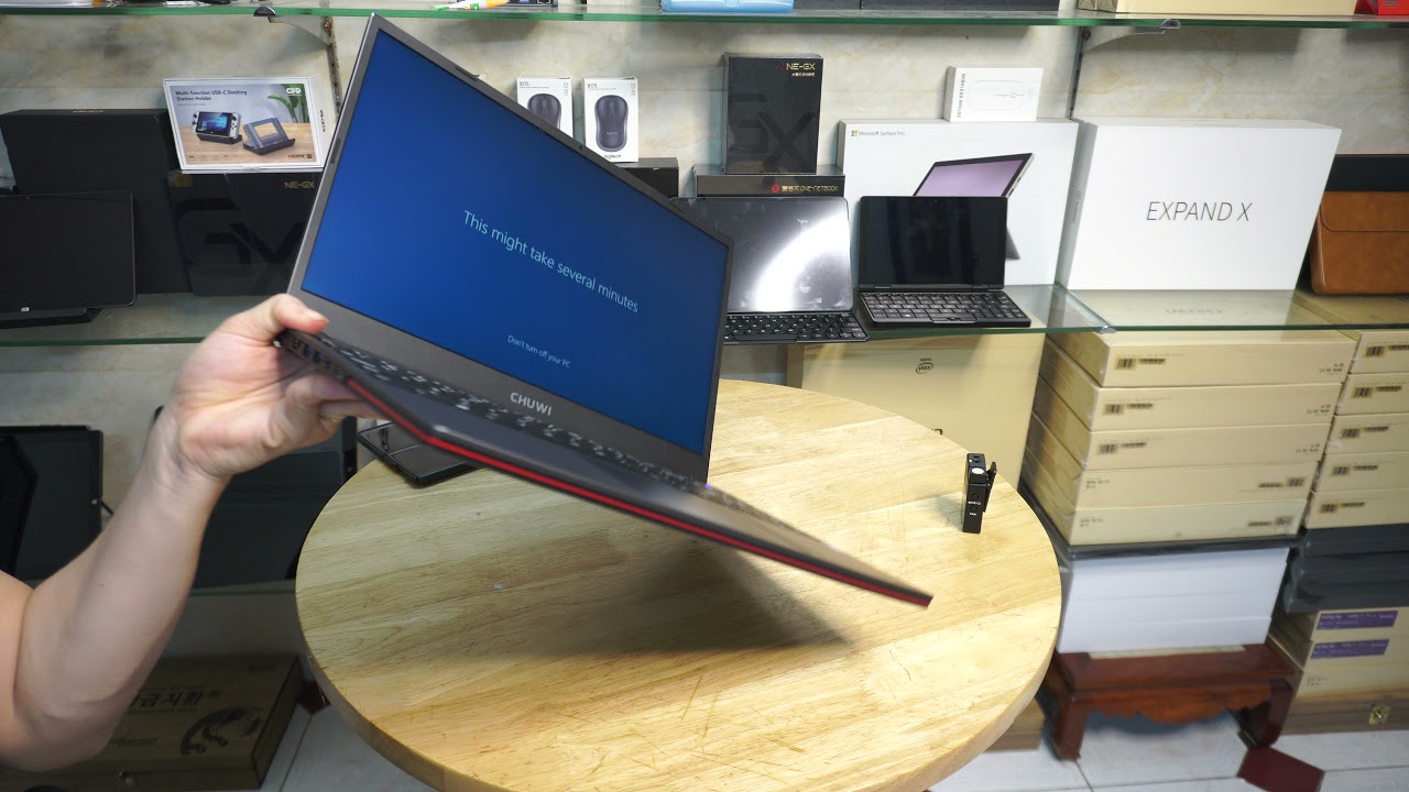 Chuwi Gemibook X Chip N5100/4G/128G chếc laptop có thể nâng cấp ram và ổ cứng