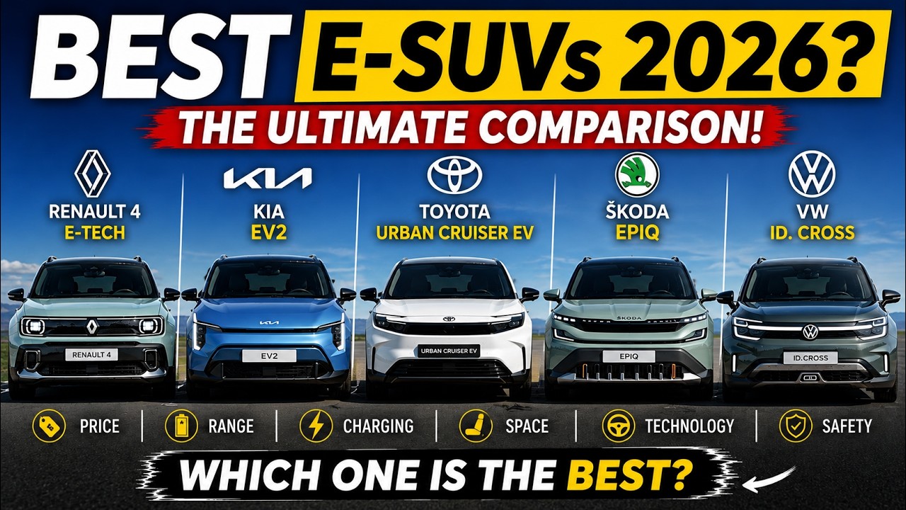 Top 5 Best Affordable Electric SUVs for 2026 | Family EVs Ranked!