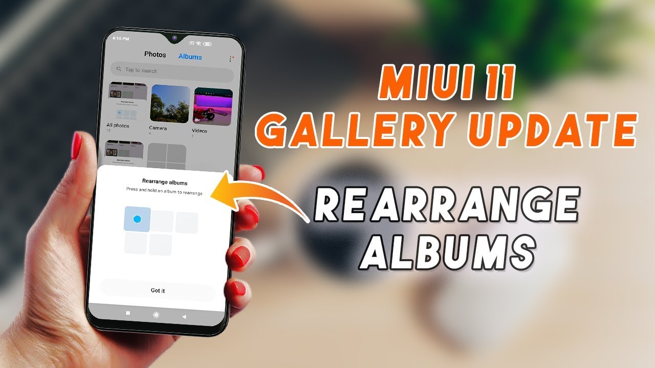 MIUI 11 Gallery Update | REARRANGE ALBUMS & SKY MODE