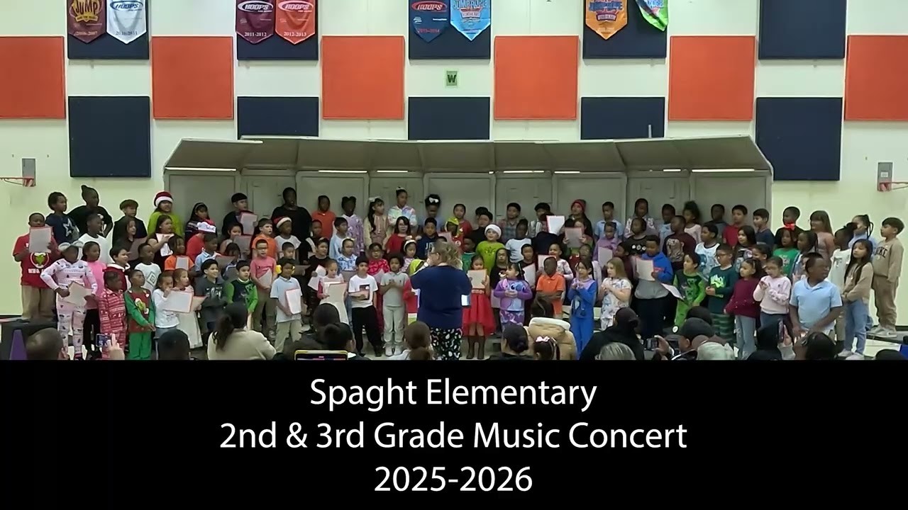Spaght Elementary 2nd and 3rd Grade Music Concert 2025-2026