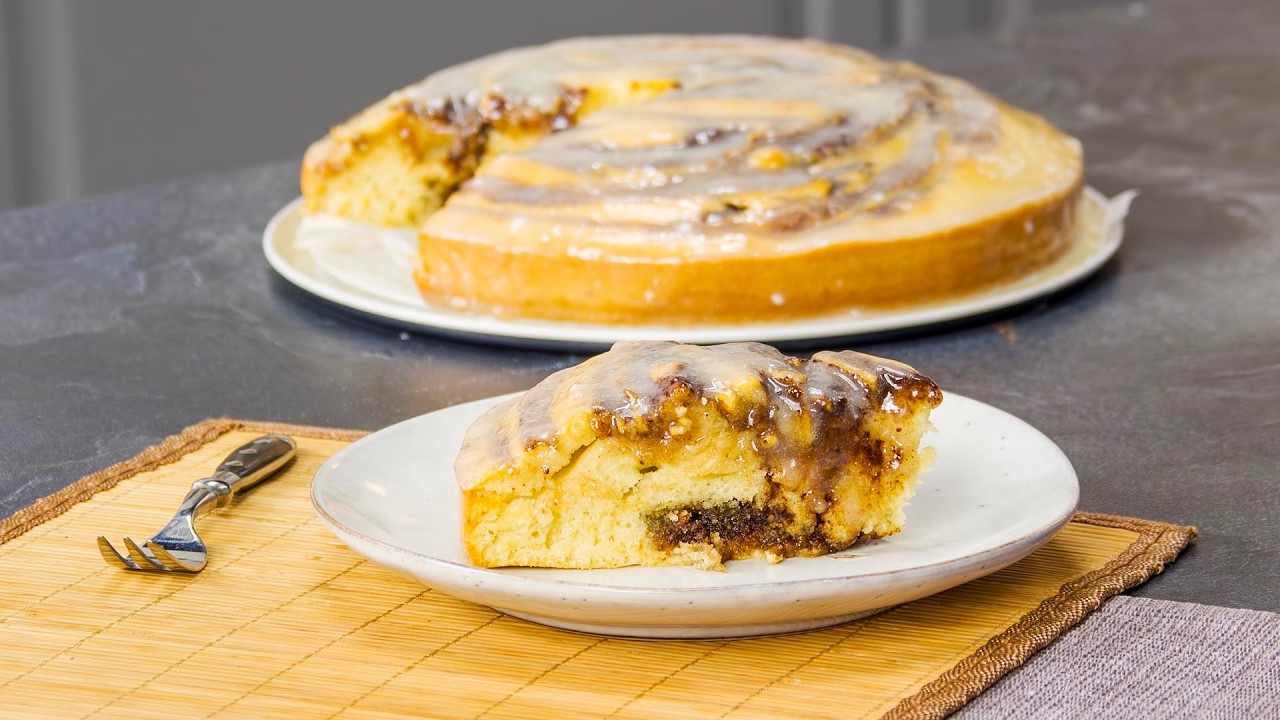 Un postre r&aacute;pido, sencillo y delicioso: Pastel de canela 🍰