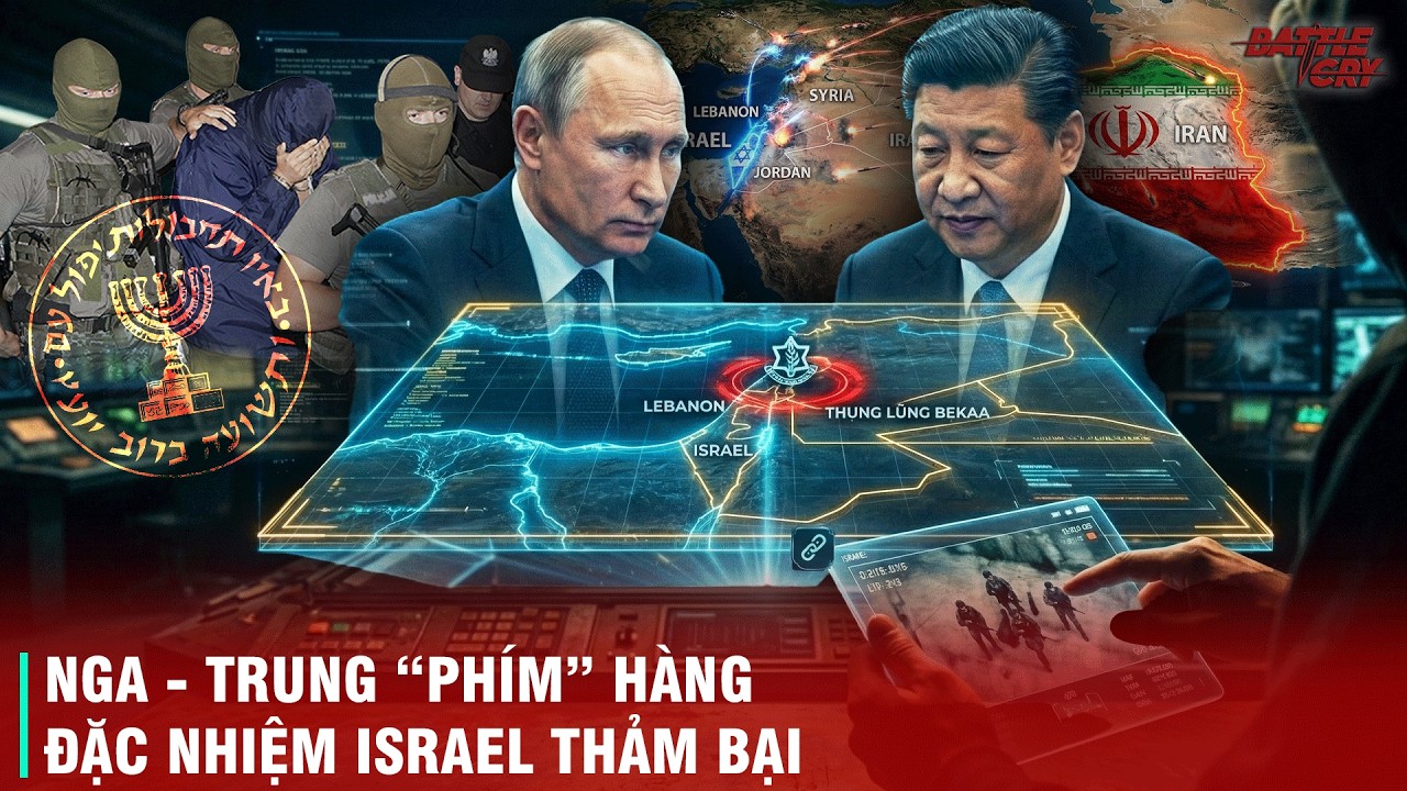 ĐẶC NHIỆM ISRAEL THẢM BẠI KHI ĐỐI ĐẦU IRAN, MỸ CÁO BUỘC NGA - TRUNG 