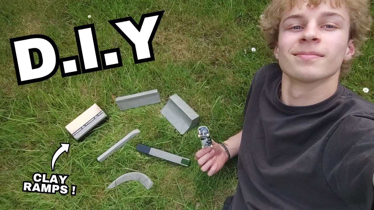 Faire Les MEILLEURES RAMPES de FINGERBOARD avec de L'ARGILE !! (D.I.Y CLAY FINGERBOARD OBSTACLES )