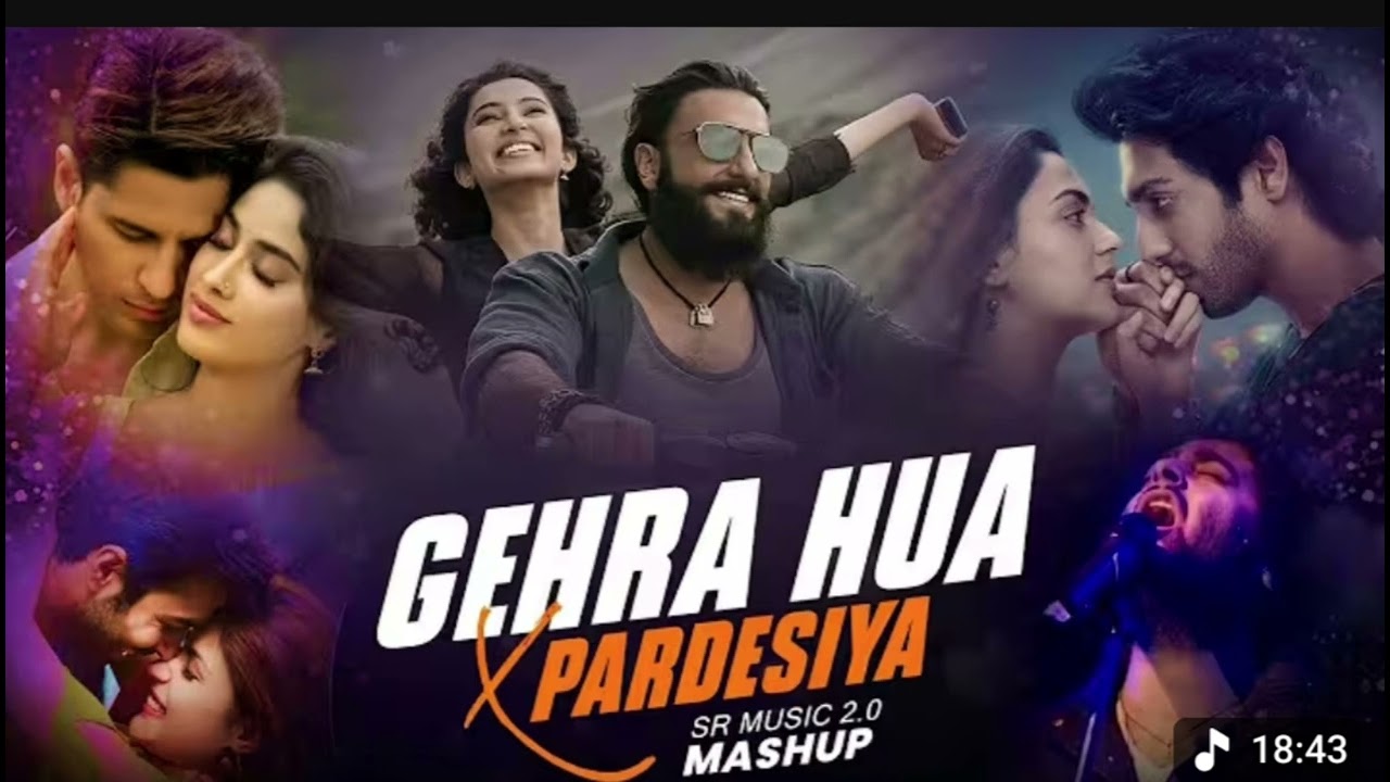 🙂Gehra Hua ❌ Pardesiya | Night Vibe Romantic Mashup 2026 | Love Vibes Song | Hindi Mashup