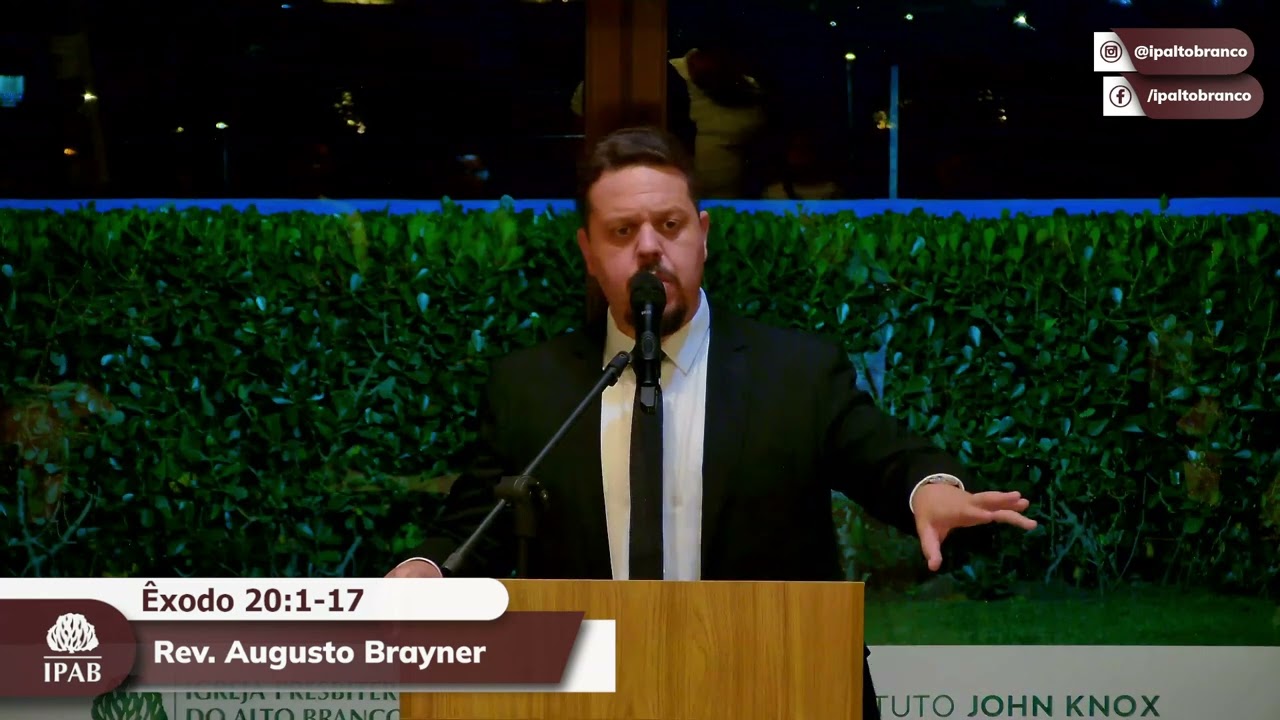 Sendo mais duros que a própria Lei (momento de contrição ÊX.20:1-17) | Rev. Augusto Brayner