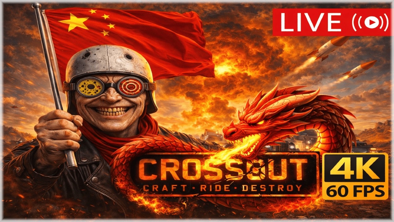 Crossout LIVE 🔥 IKOBE Leviathan Clan Wars | 4K 60FPS PvP