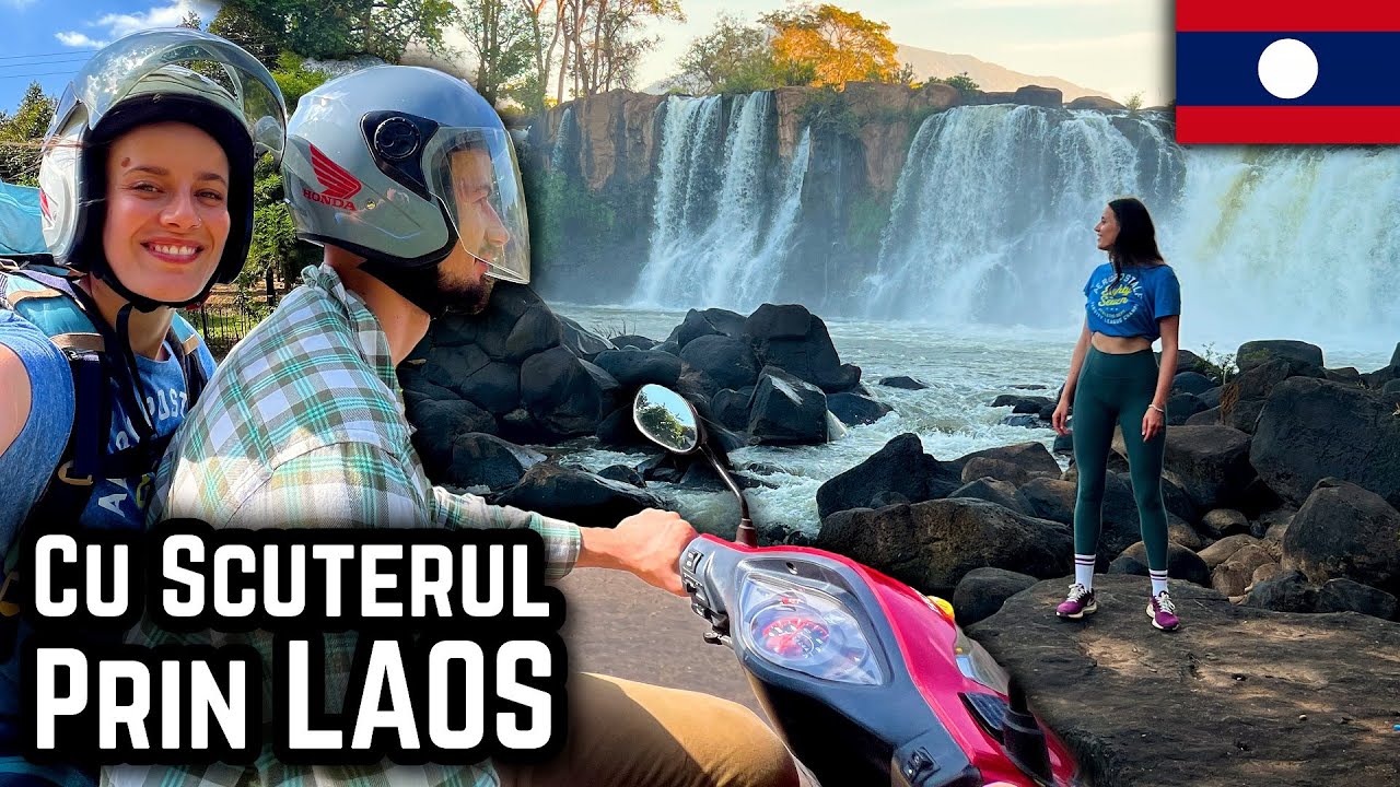 Am mâncat furnici si am dormit în copac | Pakse Loop Day 1 | Laos