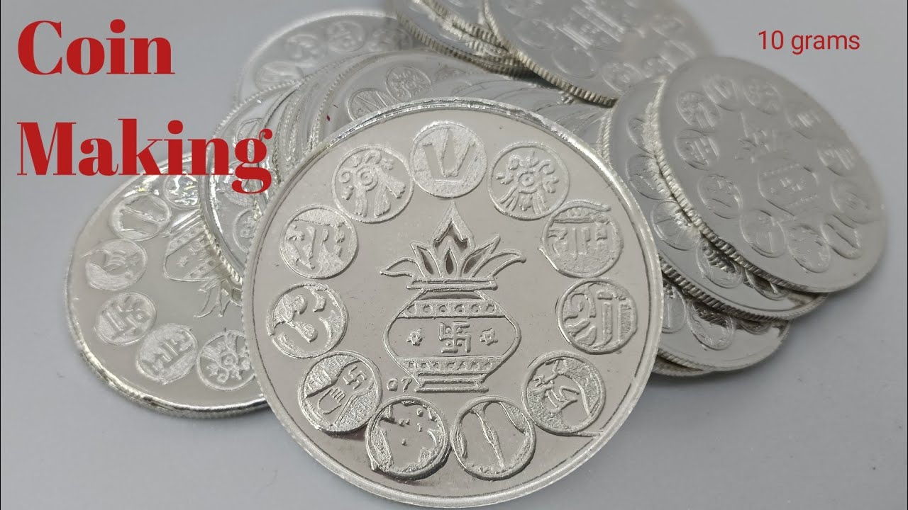Silver Coin Making Process | Coin manufacturing | How to make silver coin | Goldsmith Crafts