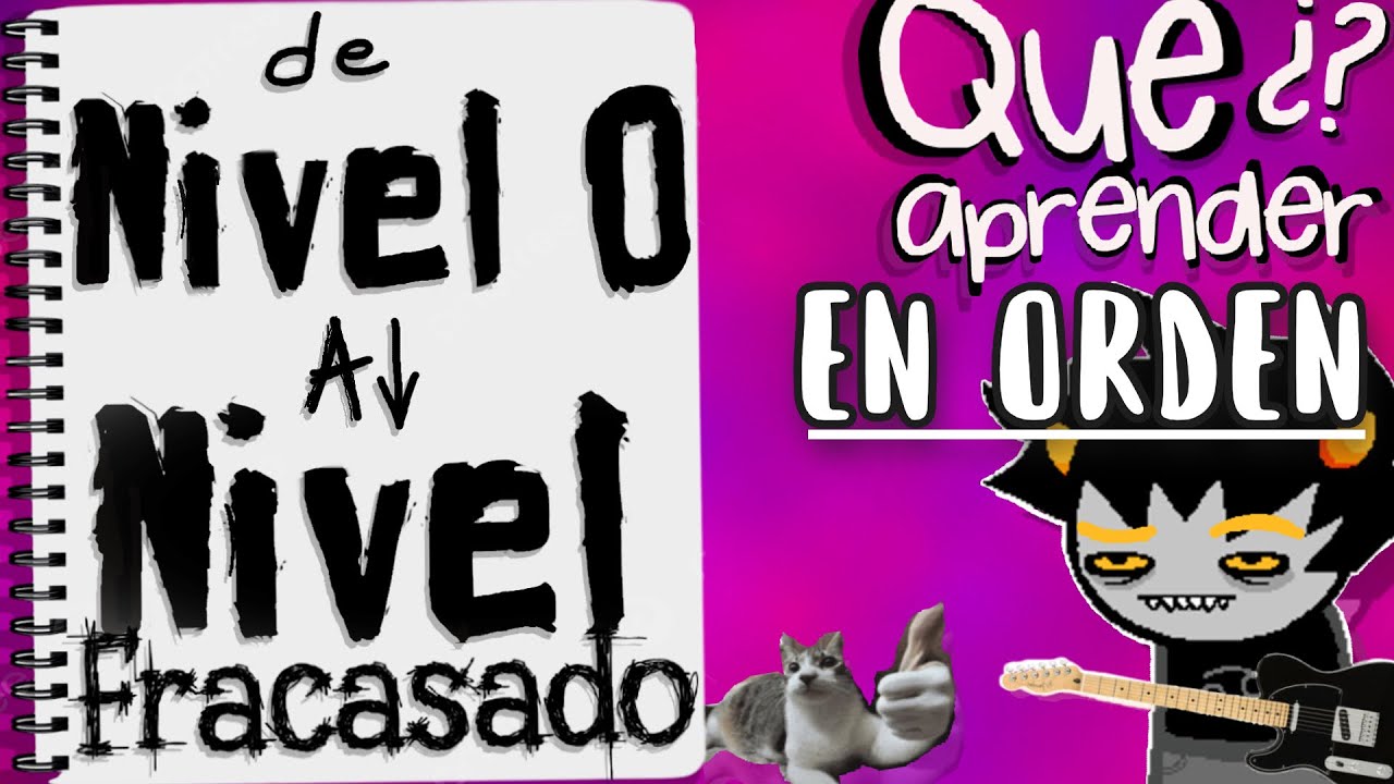 Que aprender en Guitarra EN ORDEN | Niveles de Guitarra/Bajo