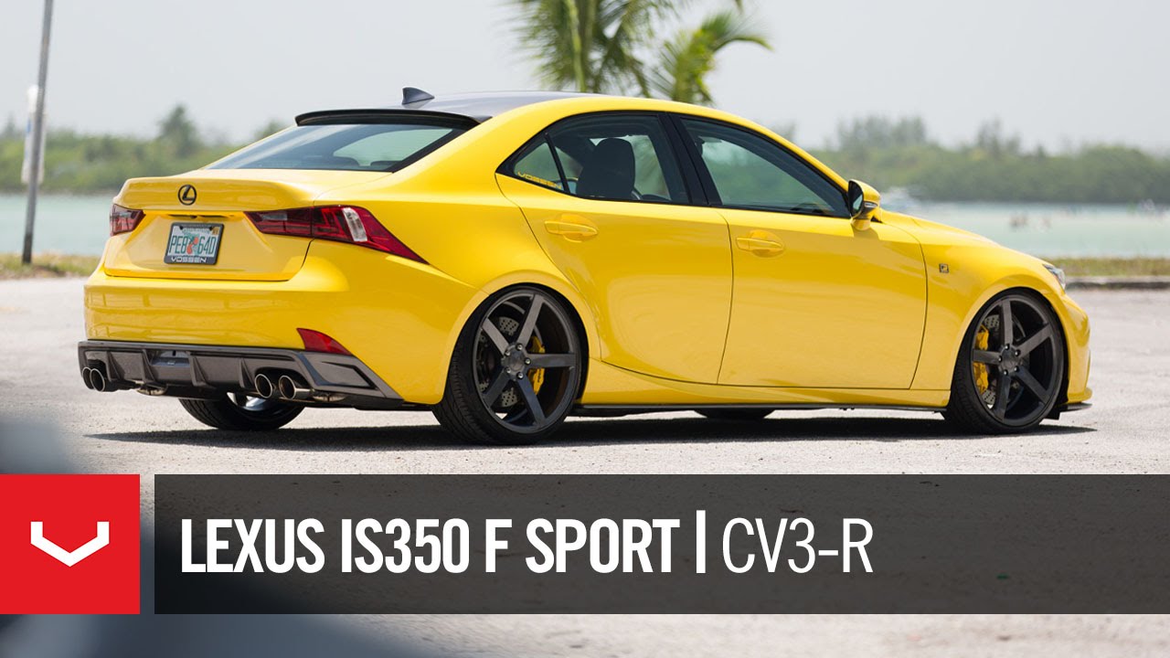 Vossen Spotlight | LFA Yellow Lexus IS 350 | Vossen CV3-R (4K)