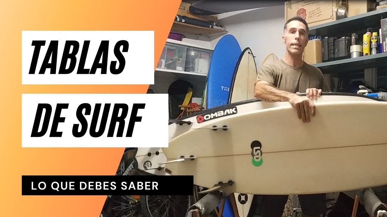 Tablas de surf - partes de la tabla y diseños