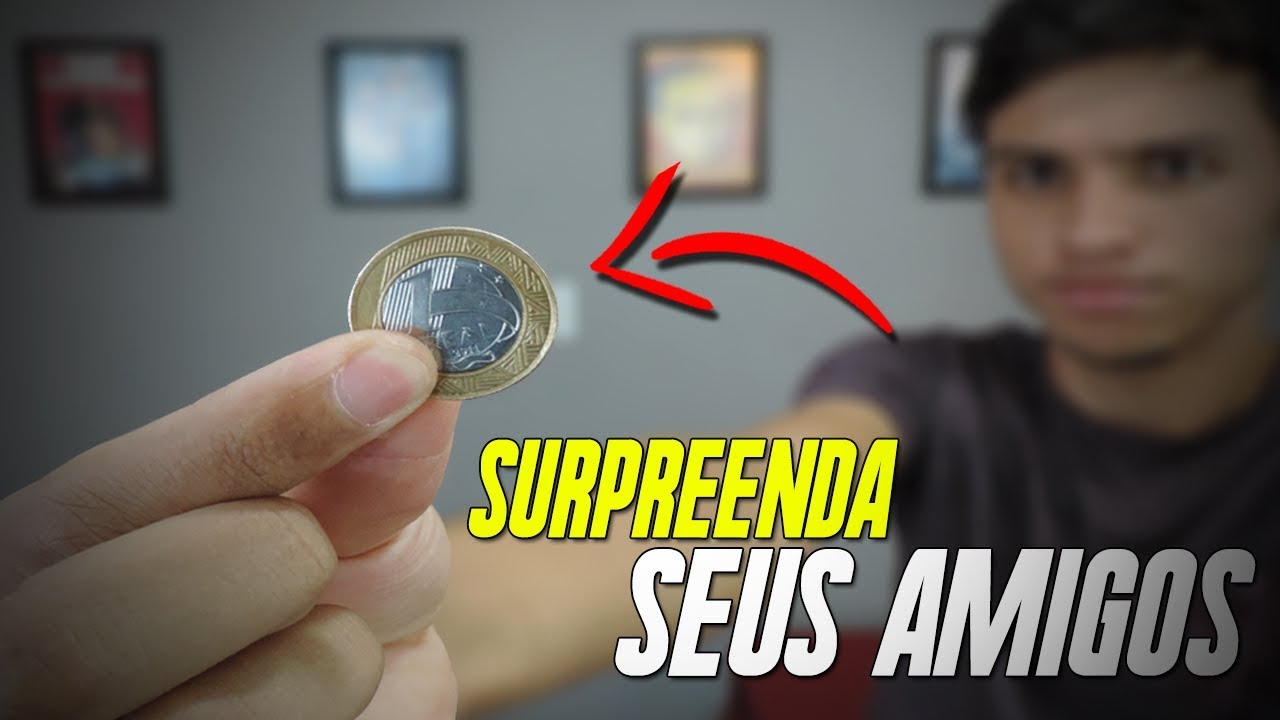 Faça moeda DESAPARECER em SEGUNDOS!! | Aprenda MÁGICA