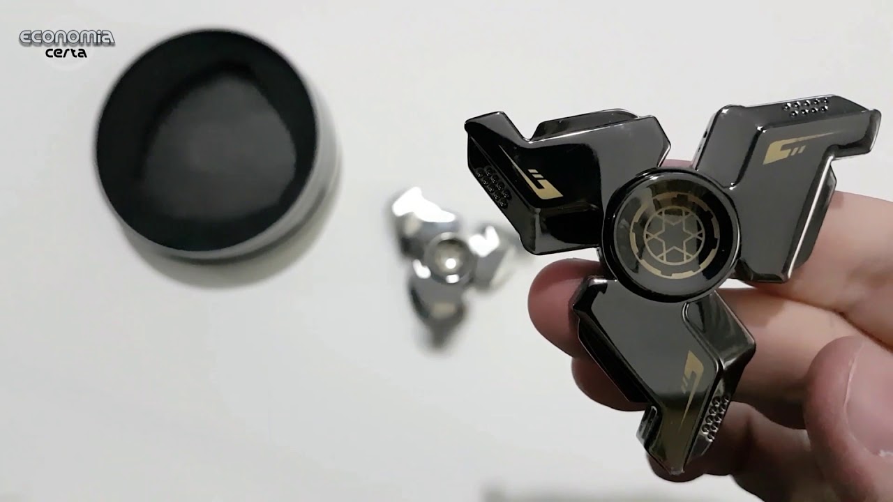 Hand Spinner Metal Futurístico