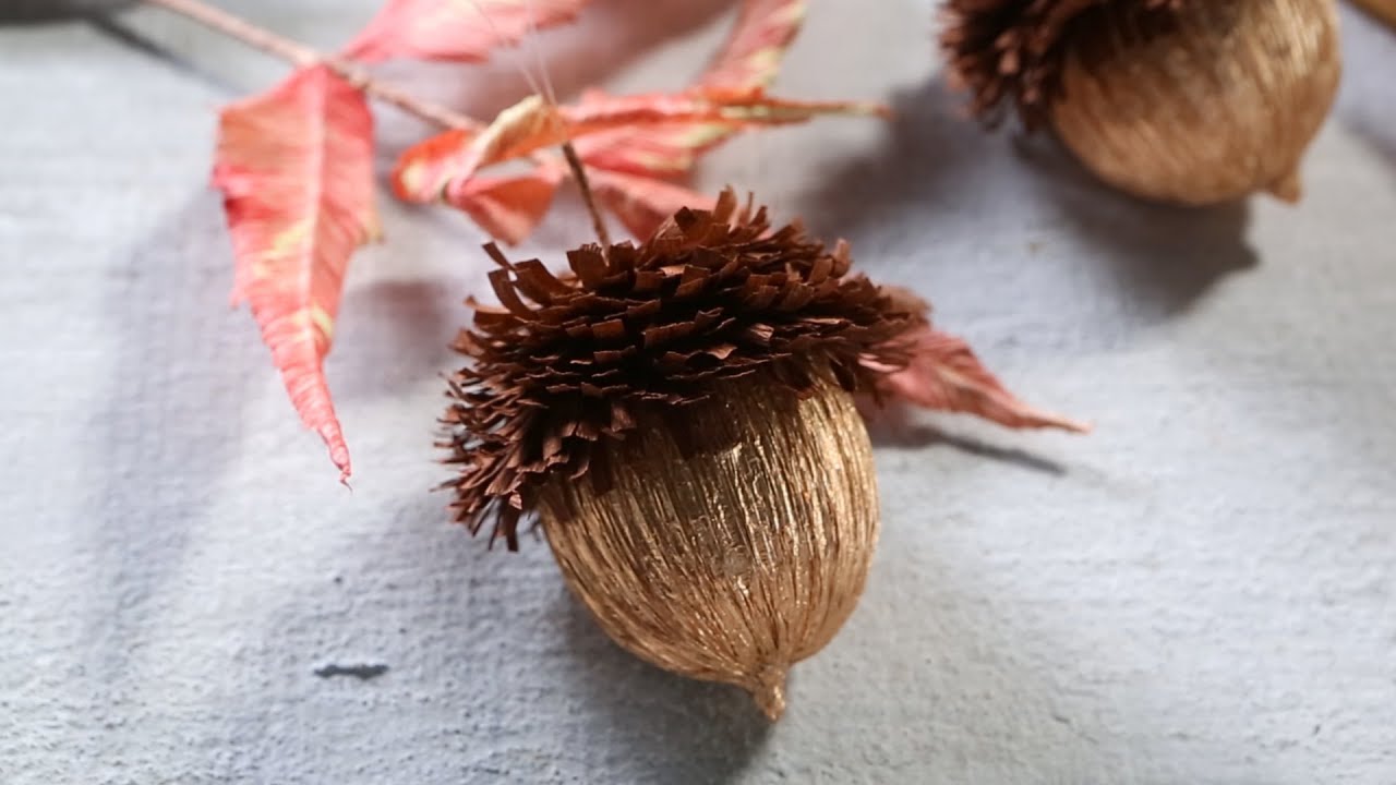 How to Make Paper Acorn Ornaments | Sunset