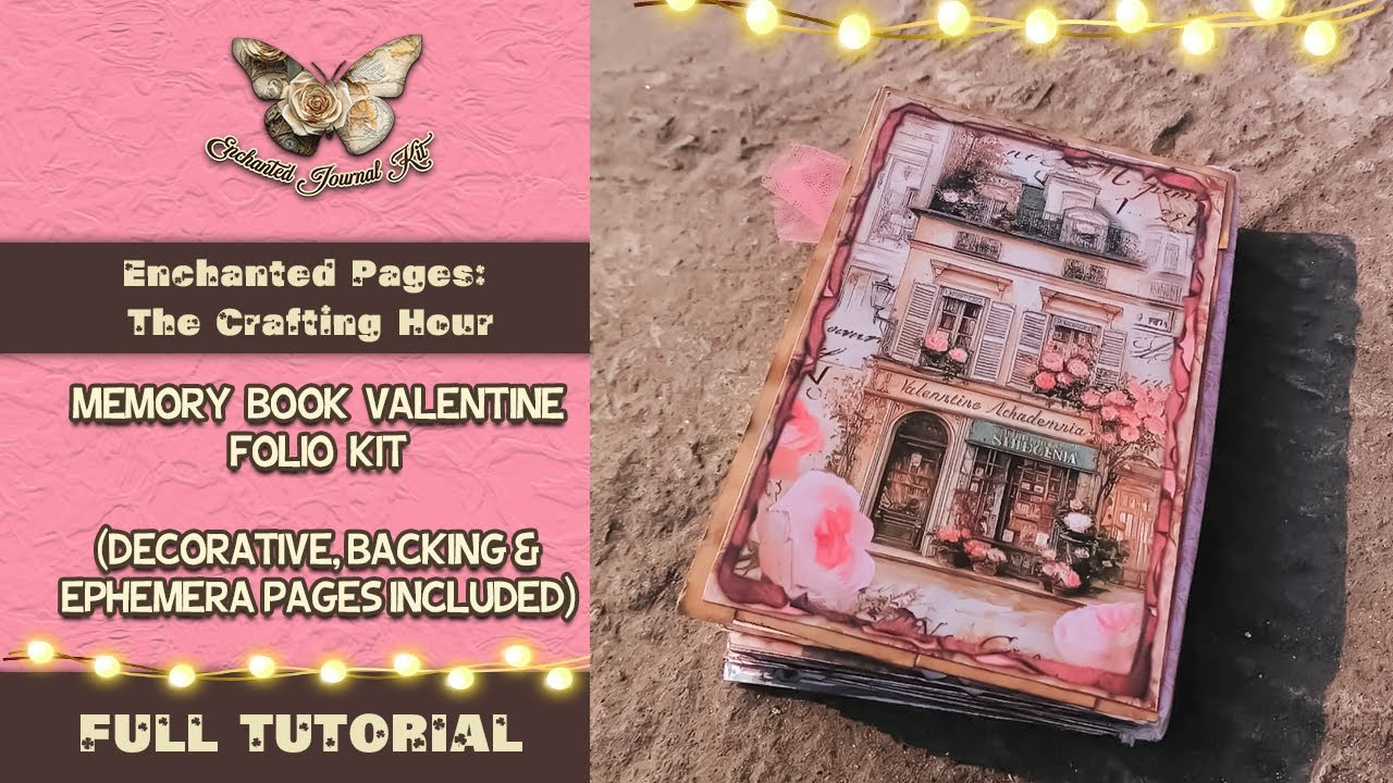Valentine Junk Journal Tutorial | | Romantic Gift Ideas | Bookish Walkthrough | Flip Through Crafts