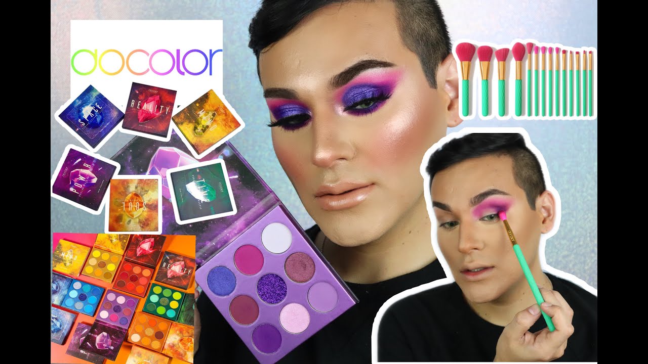 maquillaje para posada probando nueva colección de DOCOLOR / Alexis Jimenez