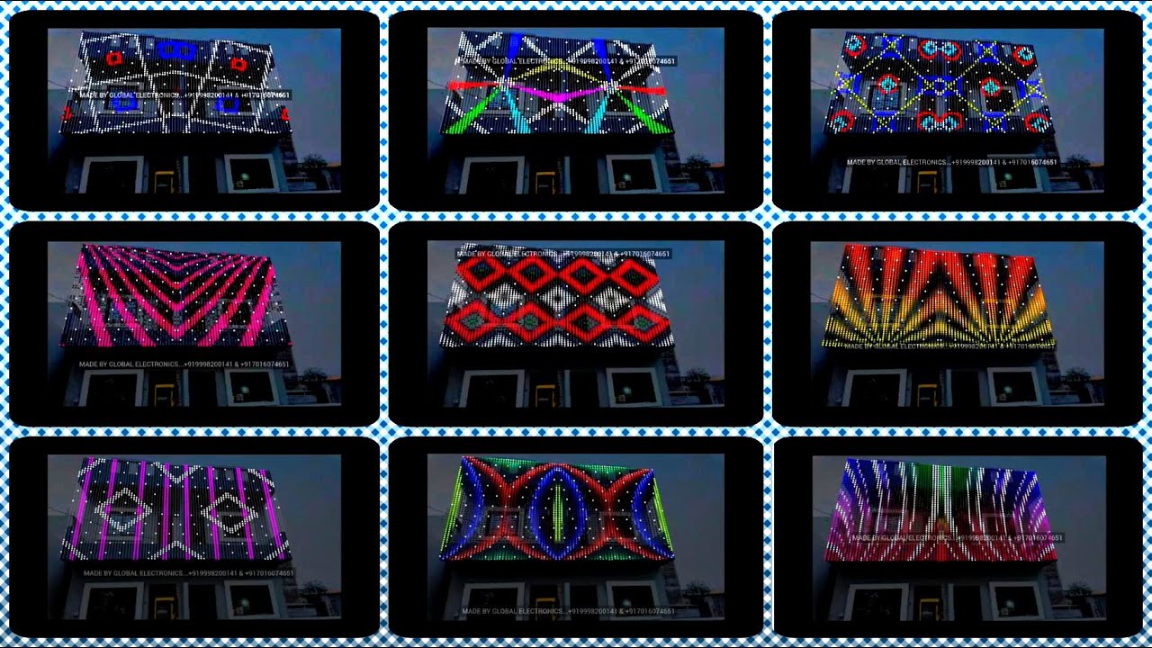 pixel led lighting for building ..video no 27