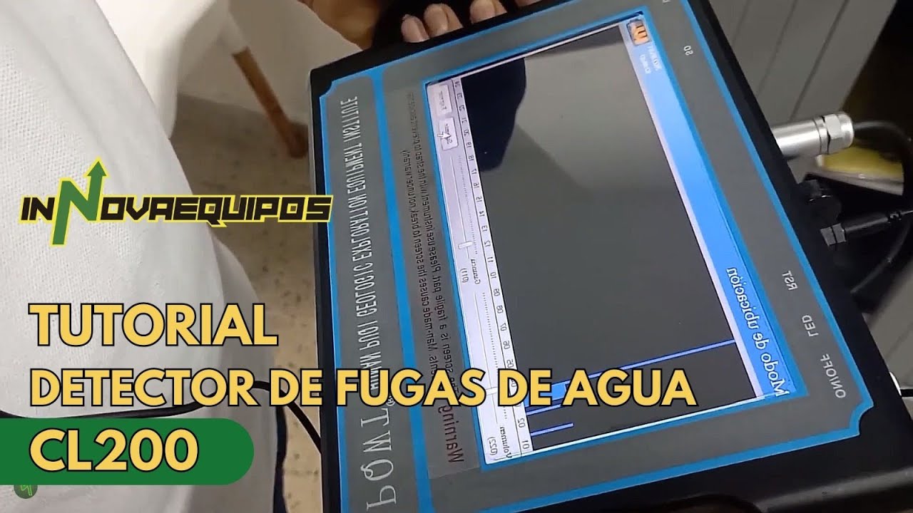 Tutorial detector de fugas de agua ref cl200 Innovaequipos