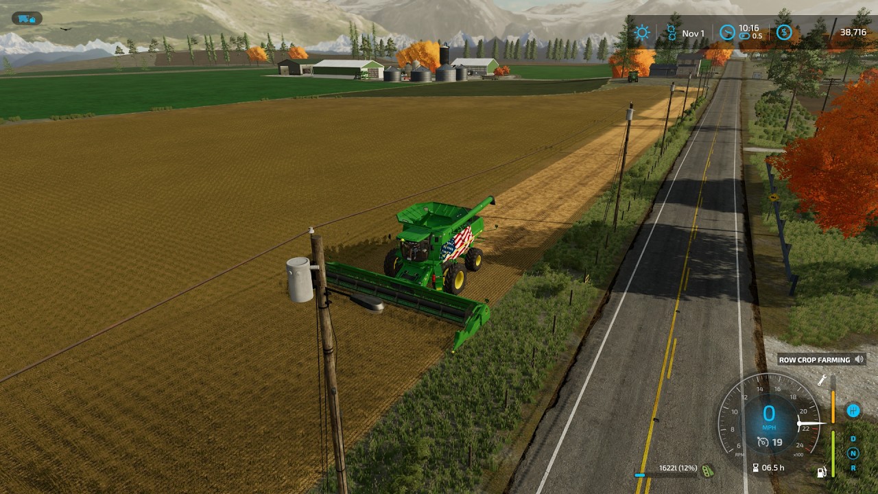 Mowing and raking fs25
