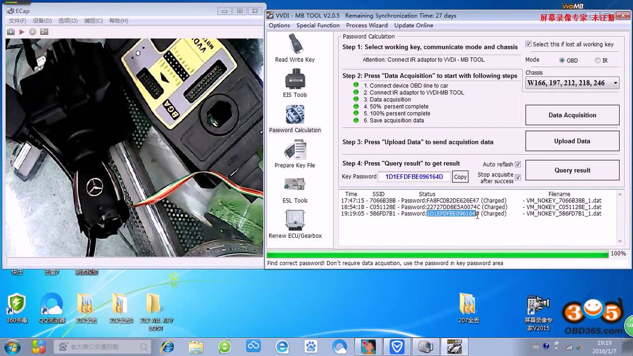 Xhorse VVDI Benz MB BGA tool do W212 all key lost-obdii365