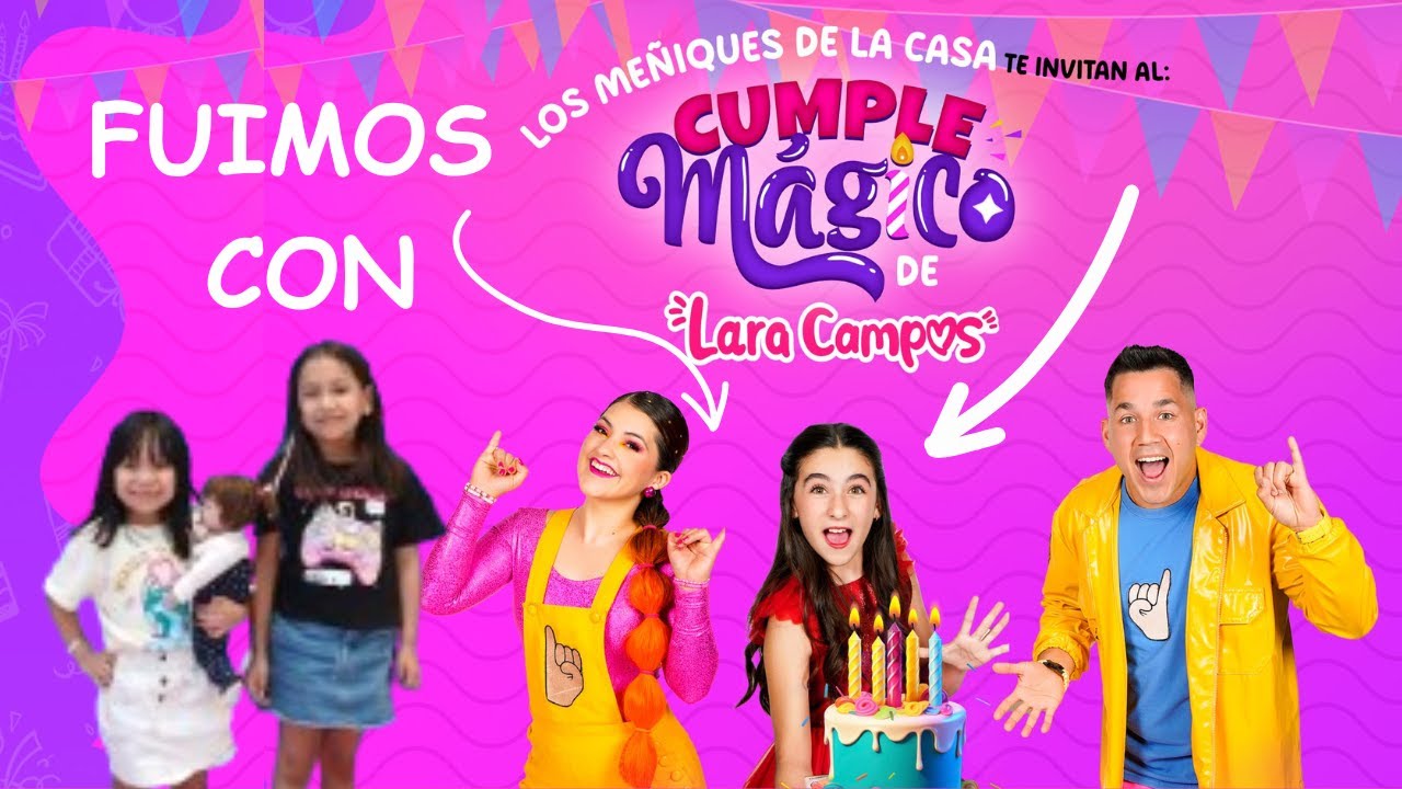 FUIMOS AL CUMPLEAÑOS DE LARA CAMPOS - CONCIERTO COMPLETO 2024