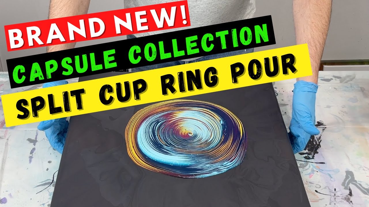 Split Cup Ring Pour~Capsule Collection~Acrylic Pouring~103