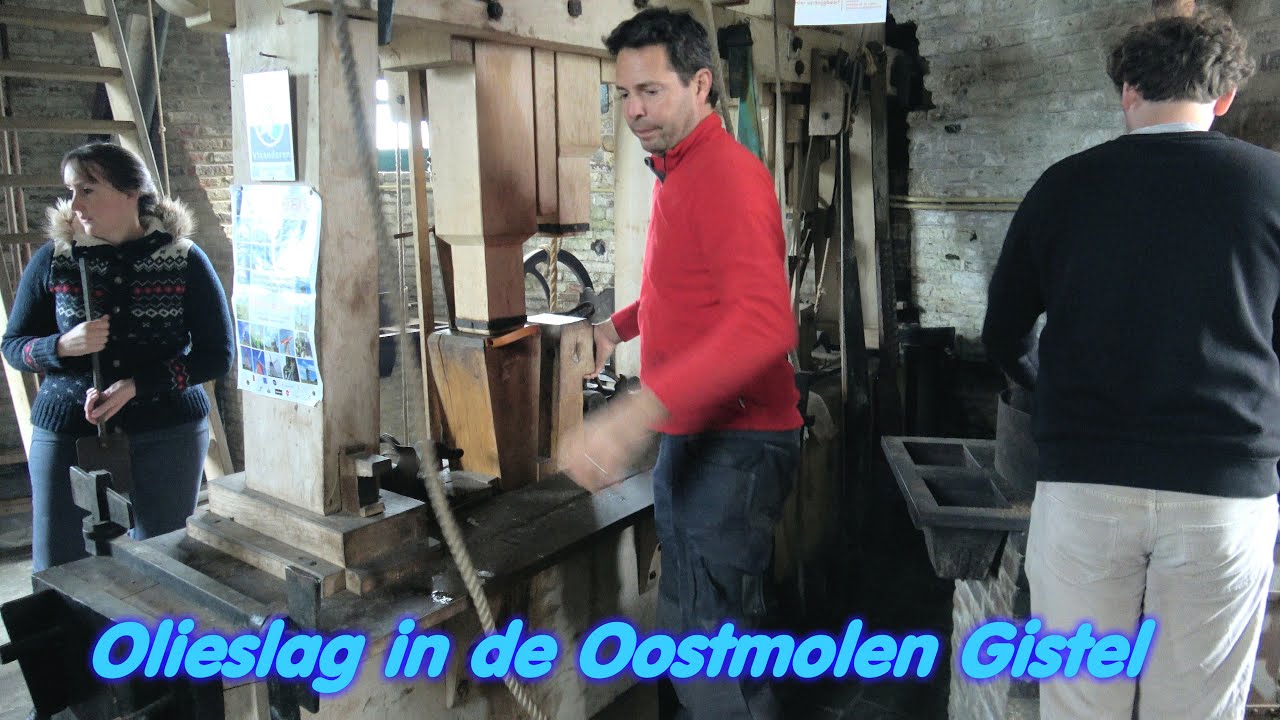 Olieslag in de Oostmolen Gistel