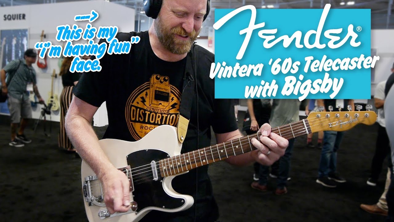 NEW Vintera 60 Telecaster with bigsby - Secret surf machine? - SNAMM 2019