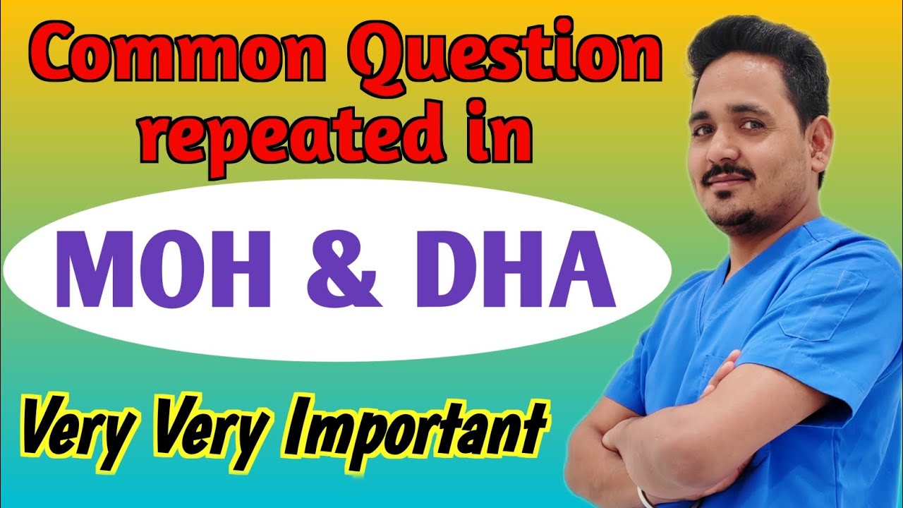 Common question for MOH & DHA | important question for DHA and MOH prometric Nursing exam