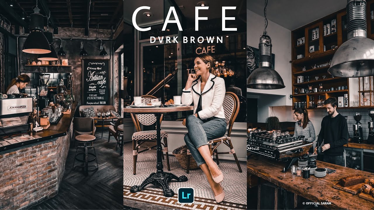 Пресет CAFE [ Cinematic ] — бесплатные пресеты Lightroom | Коричневый пресет | Тёмный пресет | Ci...
