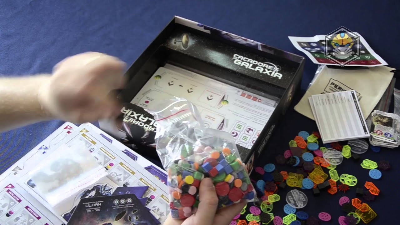 Unboxing Tábula 01 - Caçadores da Galáxia