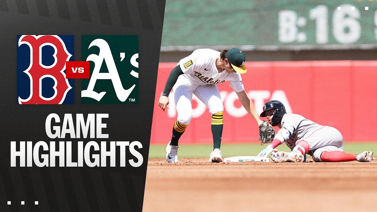 Najważniejsze momenty meczu Red Sox kontra A's (10.09.2025) | Najważniejsze momenty MLB