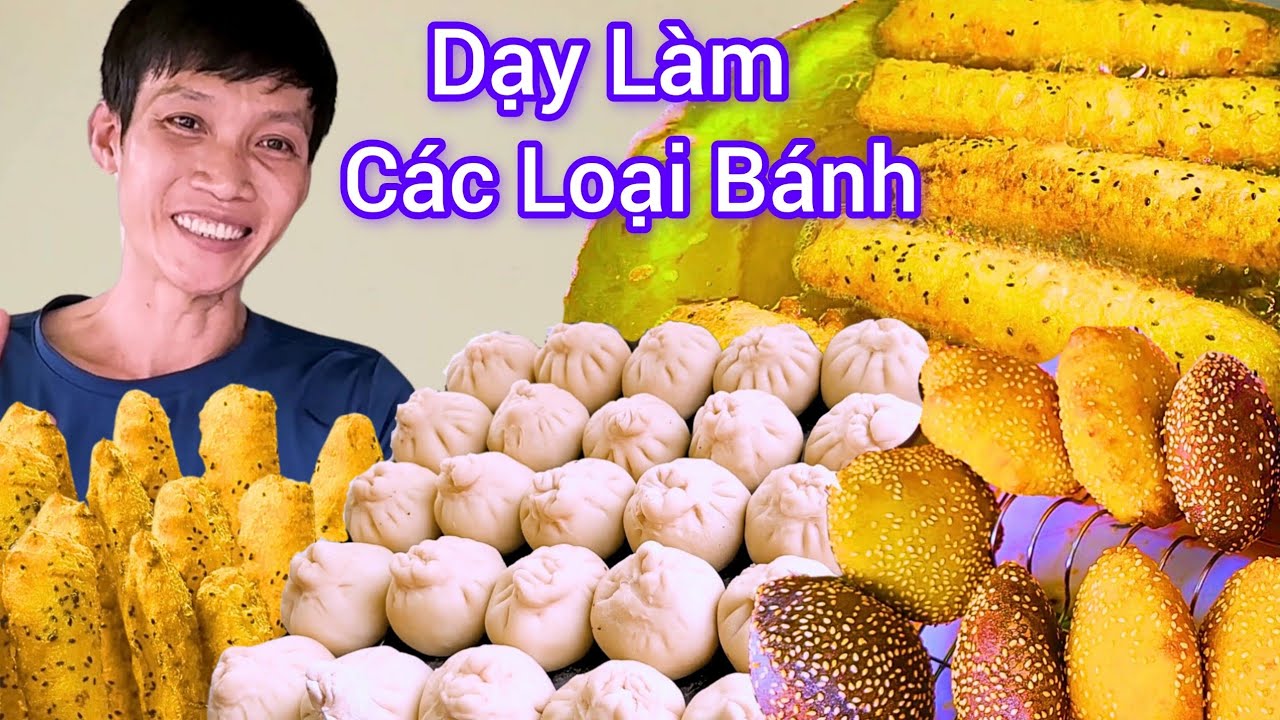 CHUỐI CHIÊN CHỢ VƯỜN CHUỐI Anh Hải dạy làm bánh phồng to xốp giòn lâu không hề ngấm dầu