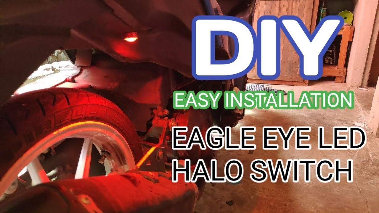 HOW TO INSTALL EAGLE EYE LED | HALO SWITCH | MIO I 125