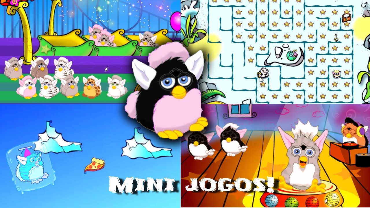 Big Fun in Furbyland Game 🏞 CD-ROM 1999 Mini Jogos do Furby - Gameplay em Português