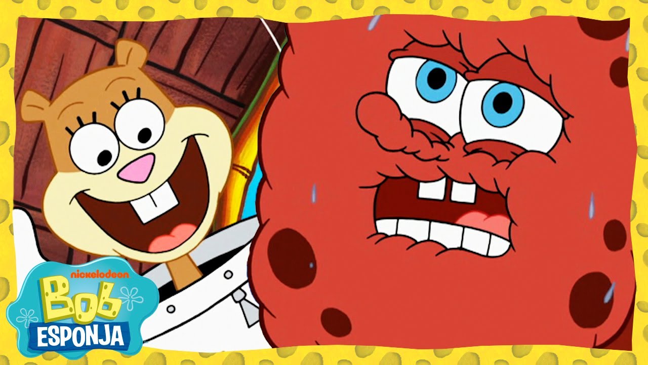 Bob Esponja | A Fenda do Biquíni enfrenta um hambúrguer de siri GIGANTE! | Bob Esponja em Português