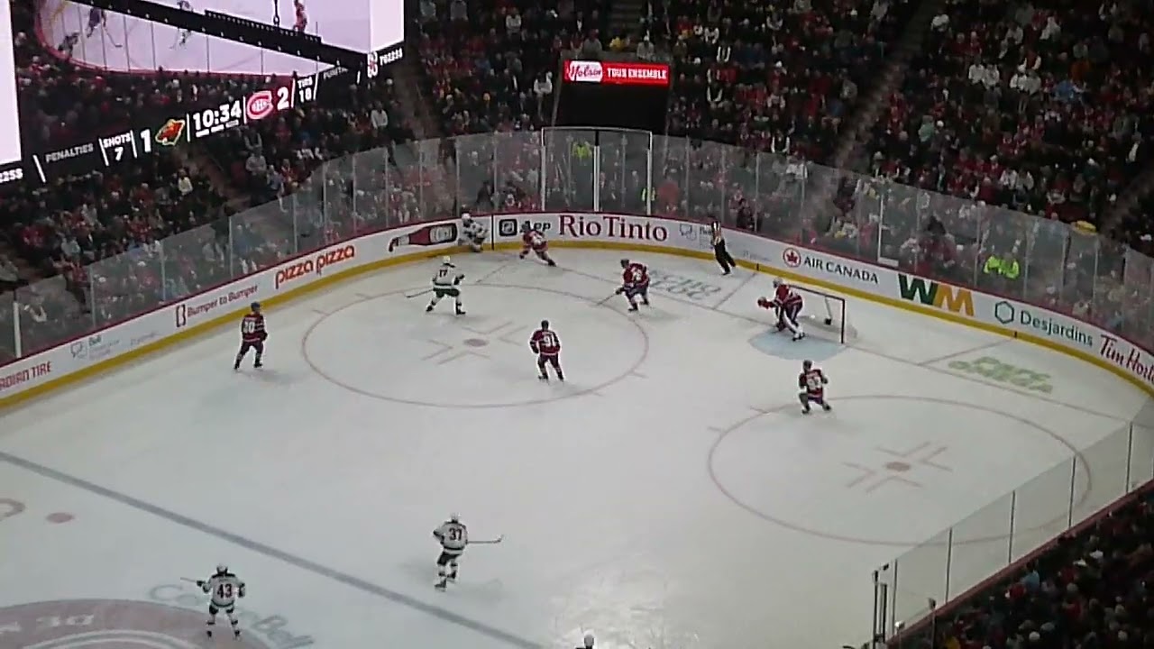 Brock Faber  of the Minnesota Wild scores vs. the Montreal Canadiens 1/20/26