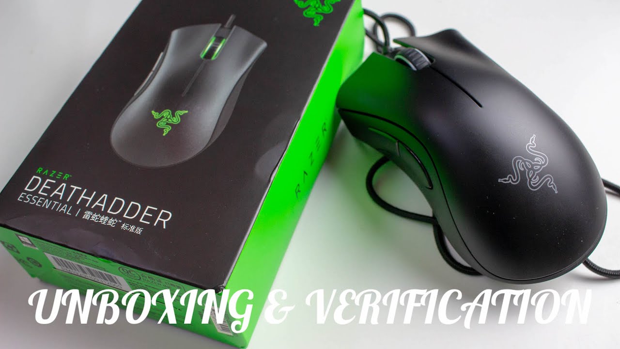Razer DeathAdder Essential Unboxing + How To Verify Original or Fake!