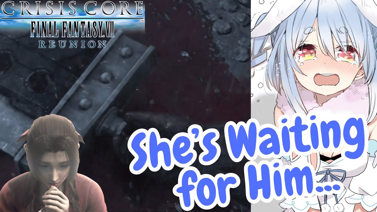 Pekora's Reaction to FF7 Crisis Core Reunion's Ending | It rained...