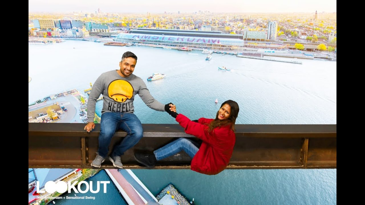 Adam's Lookout in Amsterdam : Europe's highest point with a sensational swing