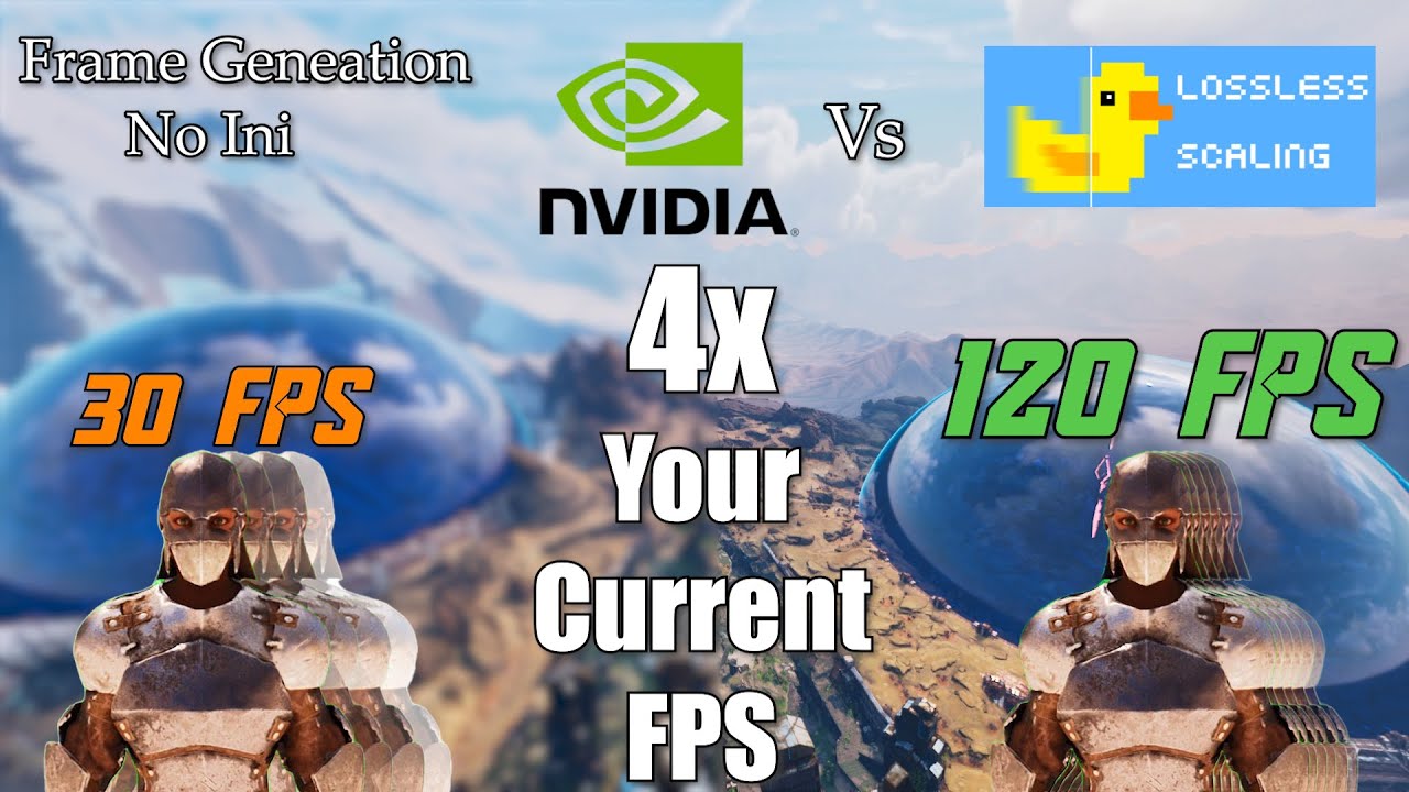 INSANE 4X FPS BOOST in ARK: Survival Ascended/Evolved – The Lossless Scaling Advantage!