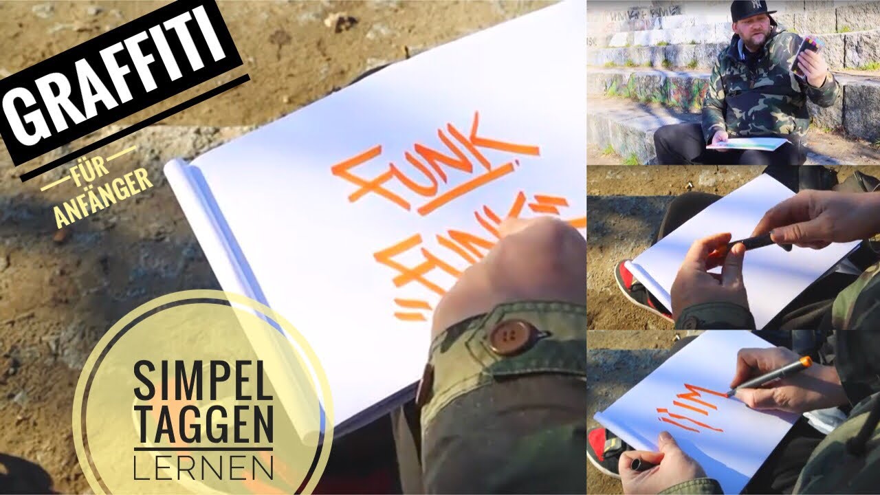 Graffiti für Anfänger - Simpel Taggen lernen - Graffiti Coach