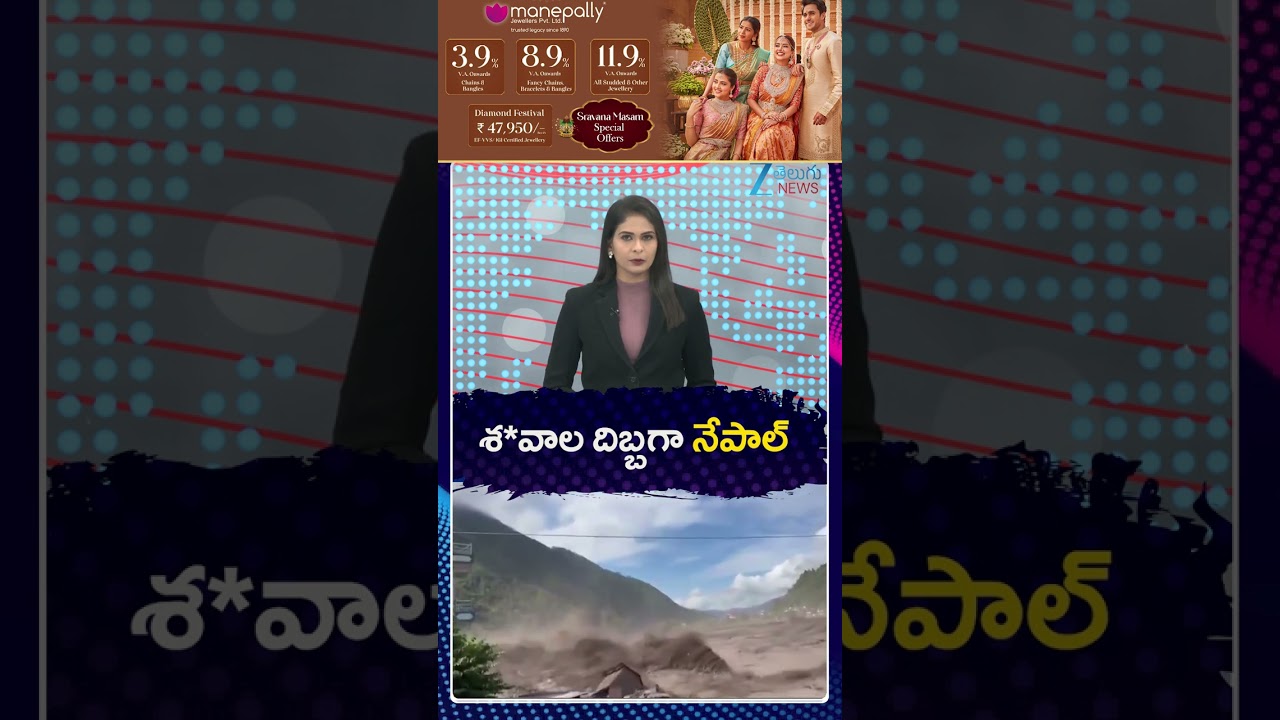 Nepal Flash Floods | 320 Indians Missing | శ*వాల దిబ్బగా నేపాల్ | Zee Telugu News