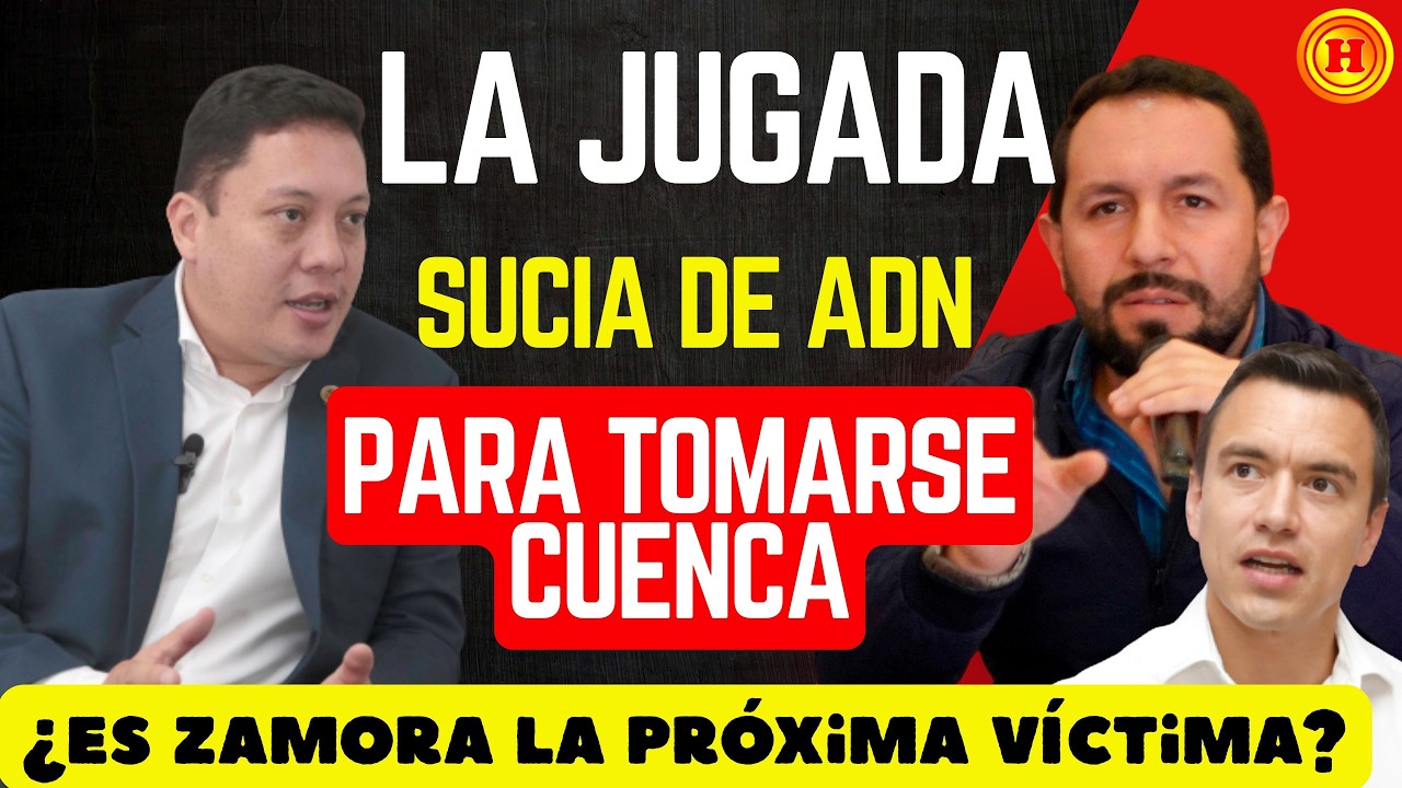 ¡ESCÁNDALO TOTAL! La oscura estrategia de ADN para tomarse Cuenca: ¿Es Zamora la próxima víctima?