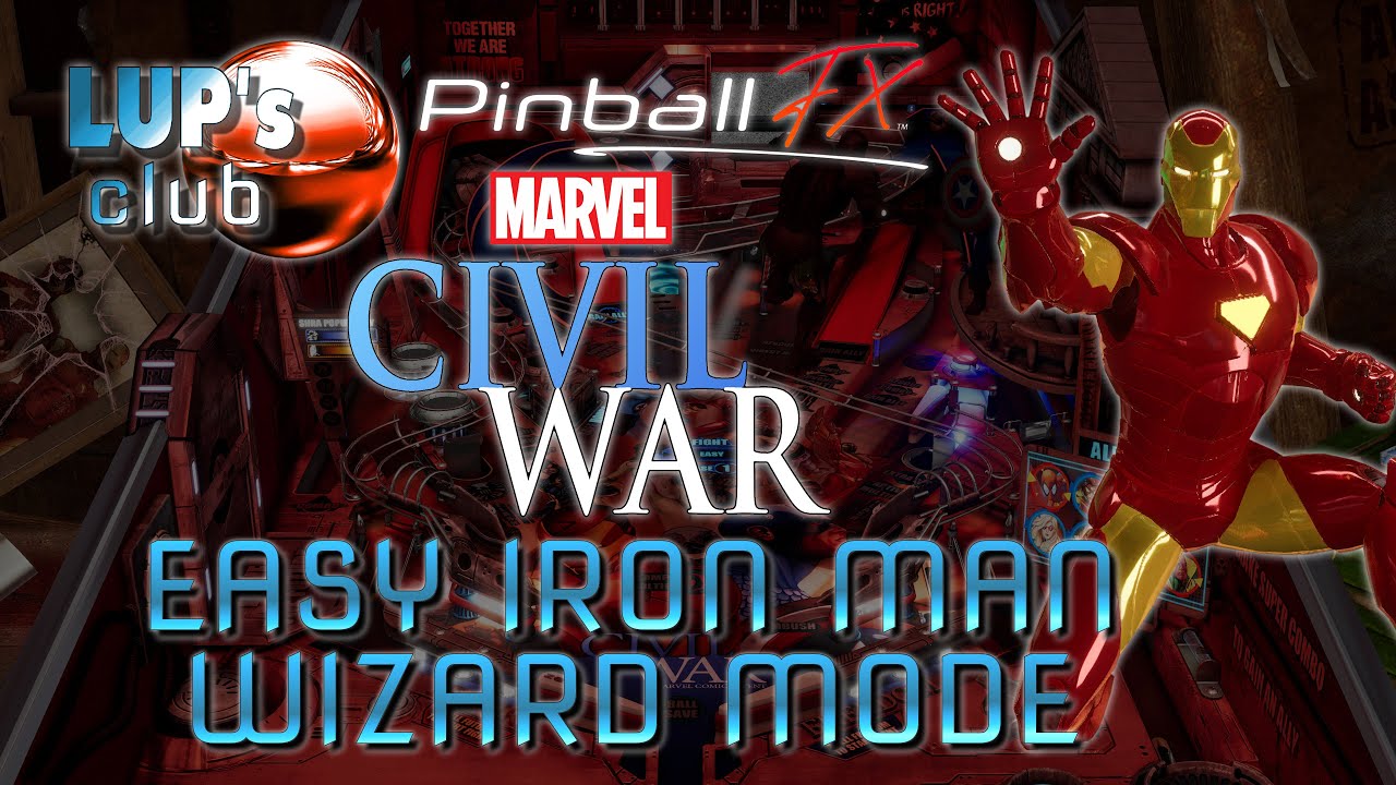Pinball FX 🟡 Marvel Pinball: Civil War ► Easy Iron Man Wizard Mode