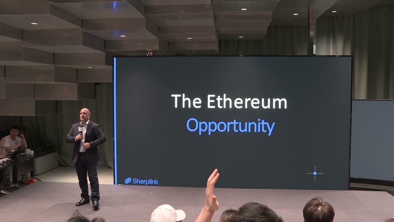 Keynote: Meeting the Ethereum Moment | Joseph Chalom, Sharplink CEO