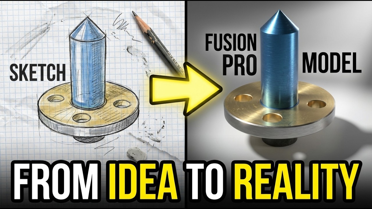 Fusion 360 с нуля | Пошаговый урок моделирования для начинающих #04