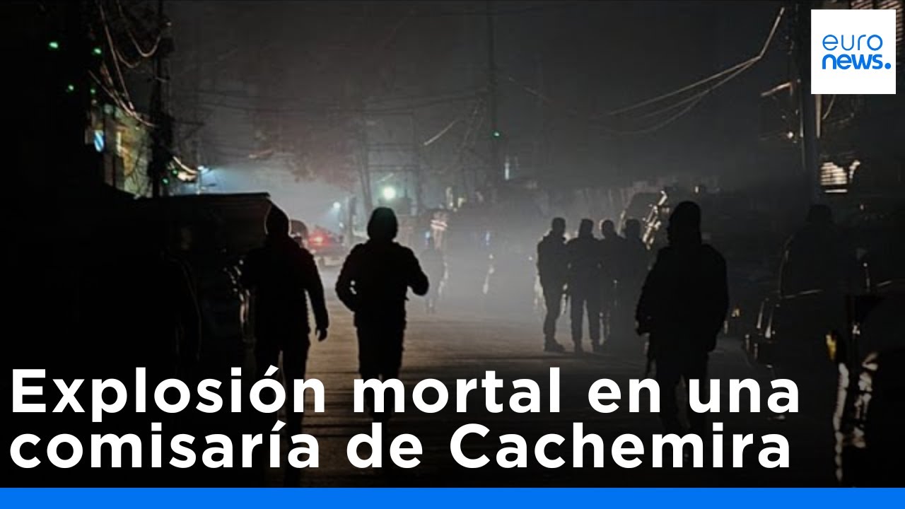 Una explosi&oacute;n mortal en una comisar&iacute;a de Polic&iacute;a de Cachemira acaba con 9 personas